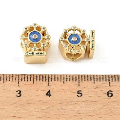 Perle europee in zircone chiaro con micro pavè di zirconi chiari&nbsp;CU-CBA9CBD-09G