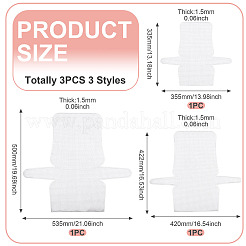 3 шт. 3-х видов пластиковых сетчатых листов FIND-TA0006-65