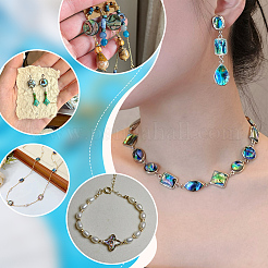 10 шт. 5 стиля латунные подвески-соединители из натуральной ракушки пауа&nbsp;KK-PH0012-91B