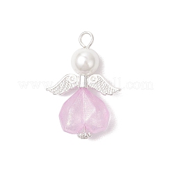 Подвески ангелы из акрила и сплава PALLOY-JF04142