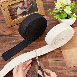 2 шт. 2 цвета 10 ярда плоская хлопковая лента OCOR-PH0002-56