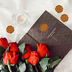 Клейкая сургучная печать наклейки DIY-CP0008-18S