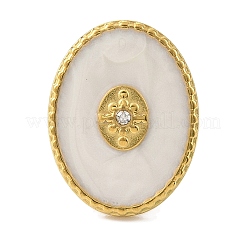 Ионное покрытие(ip) 304 нержавеющая сталь эмаль открытые манжеты кольца для женщин RJEW-F166-58G-01