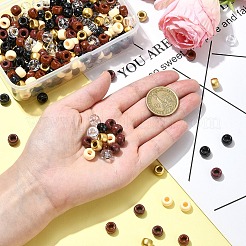 480 шт. 6-х цветные непрозрачные и прозрачные пластиковые бусины&nbsp;KY-YW0001-75A