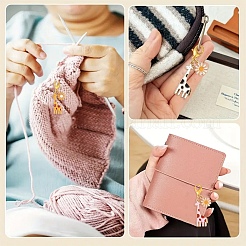 5 шт. подвеска из эмалевого сплава в виде жирафа HJEW-YW00094-01