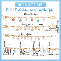 3 шт. 3 стиля&nbsp;HJEW-FH00185