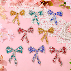 8 шт. 4-х цветные заплатки из полиэфирной ткани&nbsp;PATC-TA0001-31