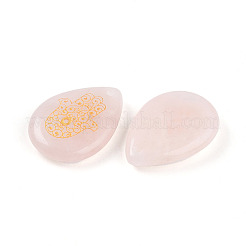 Природного розового кварца подвески G-N345-05E