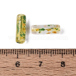 Cuentas de corneta de vidrio transparente de Picasso&nbsp;SEED-N010-02A-04