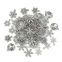 60шт 10 стиля подвески из сплава в тибетском стиле FIND-FS0002-21