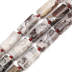 Stränge natürlicher mexikanischer Crazy Lace Achatperlen&nbsp;G-B196-B01-01