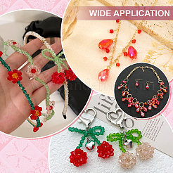 810 шт. 14 вида граненых стеклянных бусин GLAA-ME0001-09