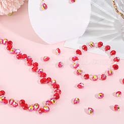 2 нить гальваника стеклянные бусины нити EGLA-PA0001-01B