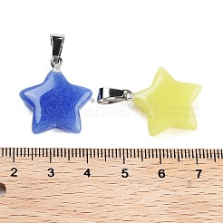 Синтетические подвески из светлого камня FIND-A043-02P