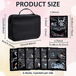 Сумки-органайзеры для ювелирных изделий из полиэстера с ручками и ПВХ-пленкой внутри&nbsp;AJEW-WH0348-779