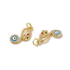 Стойки обшивки латунь микро проложить Циркон подвеску KK-D074-15G