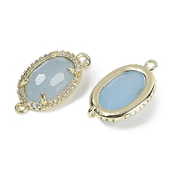 Натуральные смешанные драгоценные камни ограненные овальные звенья&nbsp;G-B126-07G