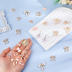 80шт 8 стиля подвески из сплава с эмалью ENAM-NB0002-17