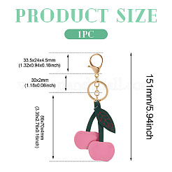 1 шт. брелки из искусственной кожи&nbsp;KEYC-TA0001-47B