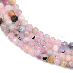 Природные морганит нитей бисера G-L628-B04-3mm