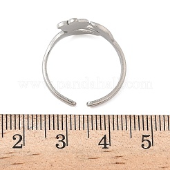 Кольца-манжеты из нержавеющей стали 304 для женщин RJEW-A079-12C-P