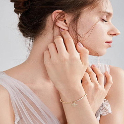 4 шт. латунные подвески с кубическим цирконием&nbsp;KK-LP0004-11