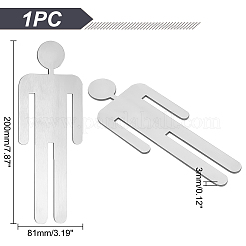 201 индикатор для унитаза из нержавеющей стали DIY-WH0056-40A