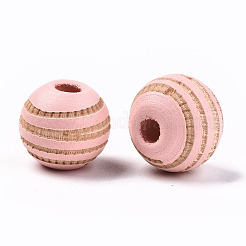 Perle di legno naturale verniciate&nbsp;WOOD-T021-54A-11