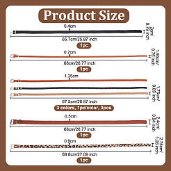 7 шт. 7 стиля резинки для шляп из искусственной кожи DIY-OC0014-31