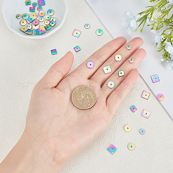 48 шт. 4 стиля вакуумного покрытия PVD из нержавеющей стали 304 проставки&nbsp;STAS-UN0022-36