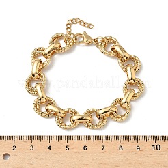 Браслеты-цепочки Rolo из нержавеющей стали 304 для женщин BJEW-S176-01G-B