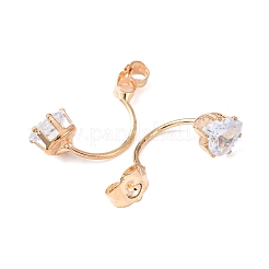 Гайки для сережек из прозрачного кубического циркония FIND-C082-01D-KCG