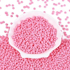Perles de rocaille de verre opaques&nbsp;SEED-N012-09A-11