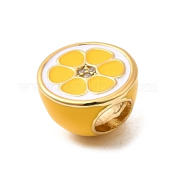 925 стерлингового серебра эмали европейские шарики STER-Z013-07P-09