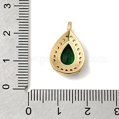 Pendentifs avec zircon cubiques à micro-pavés en laiton&nbsp;KK-C255-23G