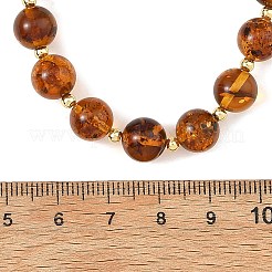 Natürliche Bernstein Perlen Halsketten&nbsp;NJEW-JN06656