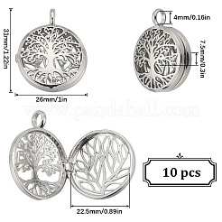 10 шт. подвески с полой латунной клеткой KK-SC0004-39