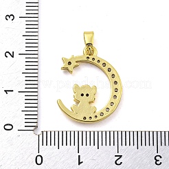 Pendentifs en laiton zircon cubique transparent&nbsp;FIND-Z044-03K