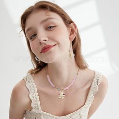 Природные брекчированных яшмы бисер нитей G-FH0001-67