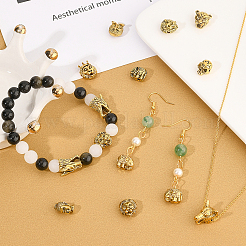 Бусины из сплава в тибетском стиле TIBEB-PH0013-71AG-RS