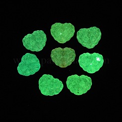 Светящиеся прозрачные акриловые бусины&nbsp;MACR-L015-15E