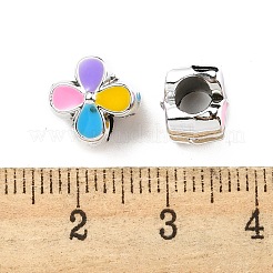 Ccb пластиковые европейские бусины CCB-P015-04G-02