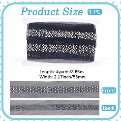 4 Yards Polyester-Spitzenband&nbsp;SRIB-GF0001-73A-01