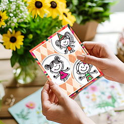 Изготовленные на заказ пластиковые прозрачные штампы из ПВХ DIY-WH0448-0669