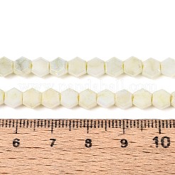 Антикоррозийные гальванические стеклянные бусины GLAA-T028-6mm-02E