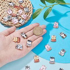 Подвески из сплава с принтом в 40 стилях ENAM-CJ0005-27