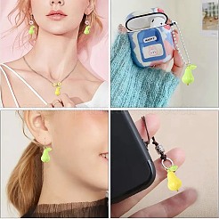 36 шт. двухцветные акриловые подвески в виде тыквы&nbsp;PALLOY-FS00068