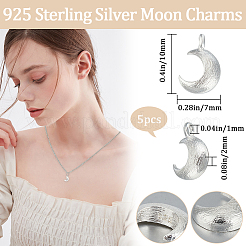 5 Stück 925 Sterlingsilber-Anhänger&nbsp;STER-BBC0006-15