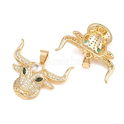 Pendentifs en zircone cubique clair en laiton&nbsp;KK-L275-40G-02