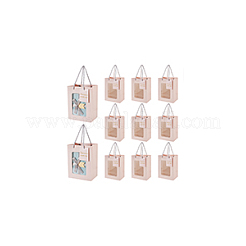 Бумажные пакеты для хранения подарков с ручкой CARB-WH0017-11A